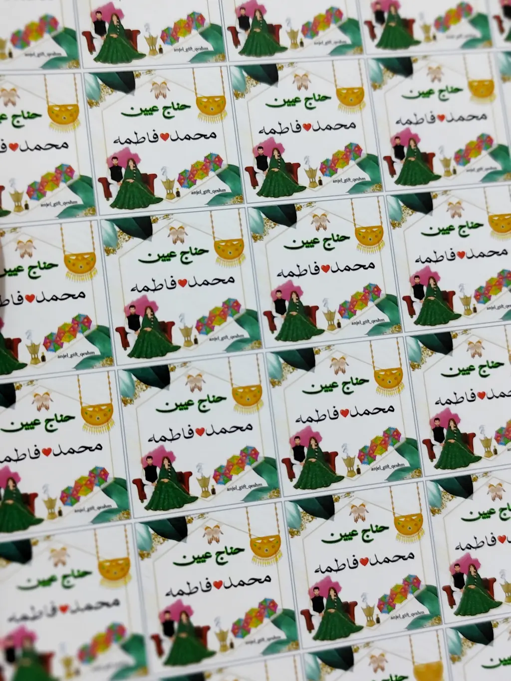 لیبل 48عددی حنابندون 